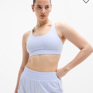 Athleta Interval Sports Bra - Small (A-C Cup) - Mist Blue